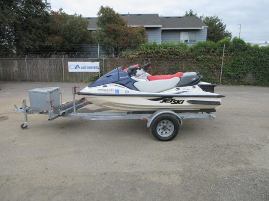 2001 KAWASAKI 1100 STX DI 3-PERSON JET SKI & 2008 KAWASAKI STX-15F 3-PERSON JET SKI