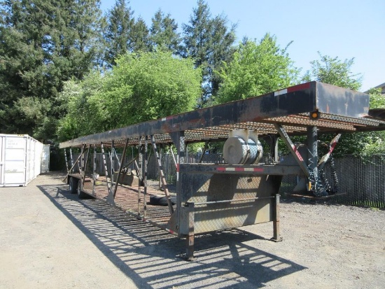 DOUBLE DECK TANDEM AXLE TRANSPORT TRAILER
