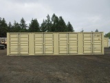 2025 40' HIGH CUBE SHIPPING CONTAINER W/ (4) SIDE DOORS (UNUSED)