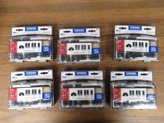 (6) DREMEL MM399 UNIVERSAL 6-PIECE OSCILLATING BLADE KITS (UNUSED)
