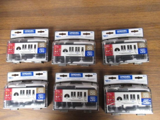 (6) DREMEL MM399 UNIVERSAL 6-PIECE OSCILLATING BLADE KITS (UNUSED)