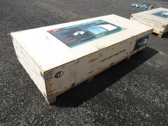 2025 KJ K2030 20' X 30' METAL GARAGE (UNUSED)