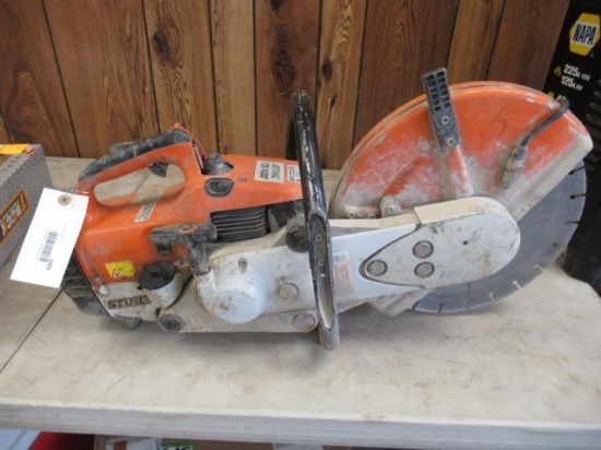 **PULLED** STIHL TS400 GAS HANDHELD 14'' CONCRETE SAW