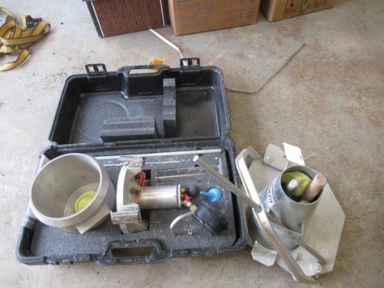 **PULLED** GILSON HM-30 CONCRETE AIR METER KIT & HUMBOLDT CONCRETE MOISTURE TEST KIT