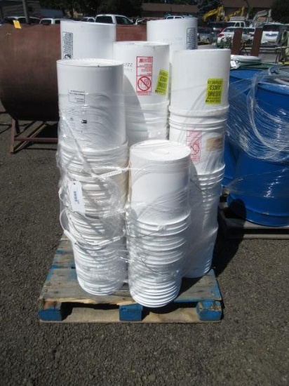 ASSORTED 5GAL BUCKETS W/ LIDS