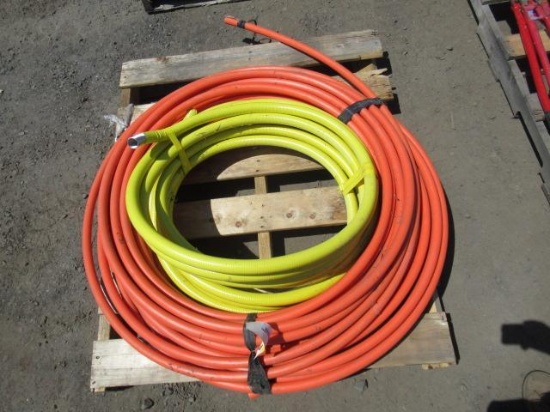 1'' ROLL OF GAS LINE HOSE & 1'' ROLL OF PEX TUBING