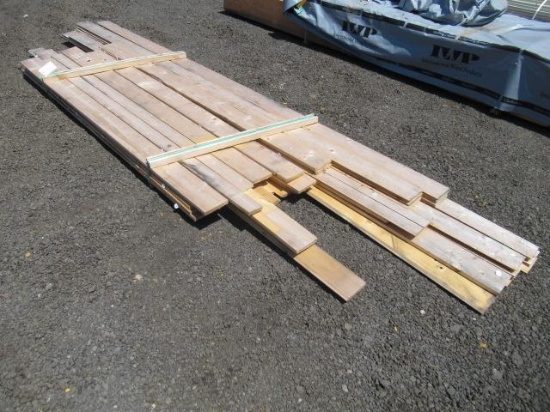 ASSORTED 3/4'' THICK STANDARD TONGUE & GROOVE SIDING (LONGEST LENGTH 14')