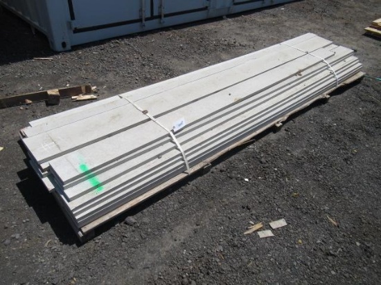 ASSORTED 1'' THICK CONCRETE BOARDS (LONGEST LENGTH 12')