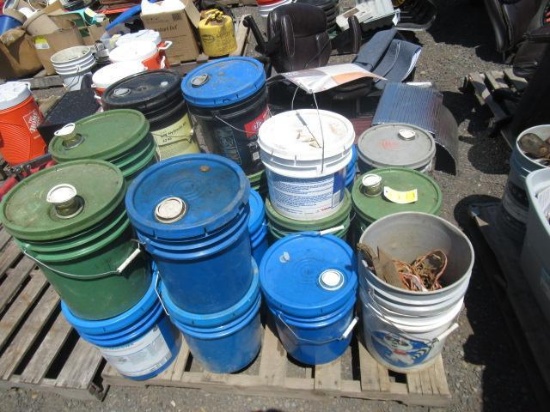ASSORTED 5GAL BUCKETS