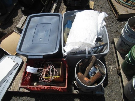 **PULLED** DRAIN KIT, & ASSORTED LED ACCENT LIGHTS, PIPE FITTINGS, POWER TOOLS, HARDWARE, SEWAGE