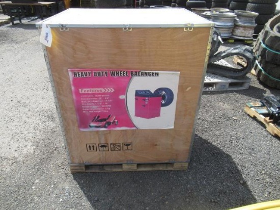 HEAVY DUTY WHEEL BALANCER (UNUSED), 1/3HP, 110V