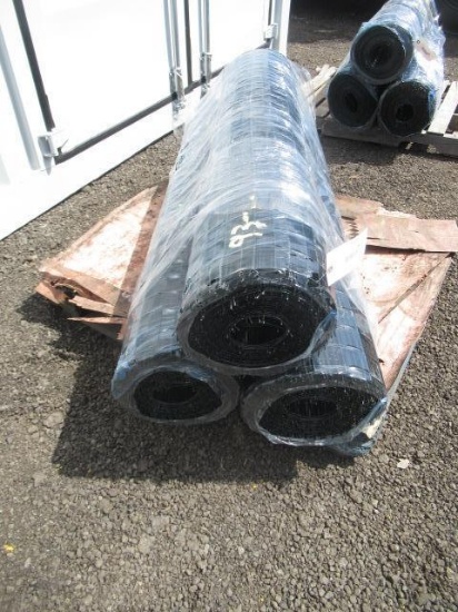 (3) 2025 ABOSS 5' X 100' WIRE MESH FENCING ROLLS (UNUSED)