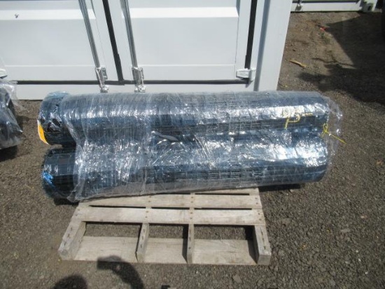 (3) 2025 ABOSS 5' X 100' WIRE MESH FENCING ROLLS (UNUSED)