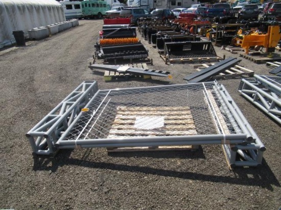 2025 18' STEEL FARM FENCE GATE (UNUSED)