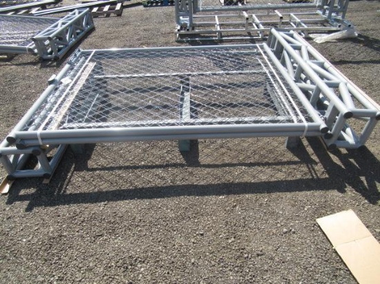 2025 18' STEEL FARM FENCE GATE (UNUSED)