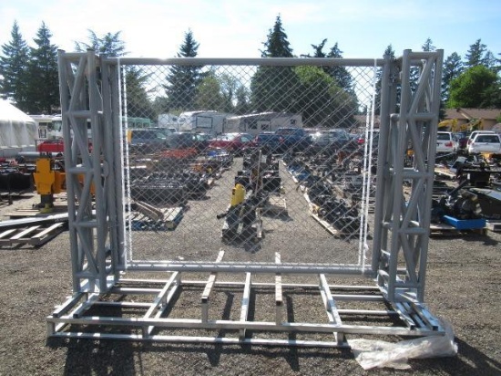 2025 18' STEEL FARM FENCE GATE (UNUSED)