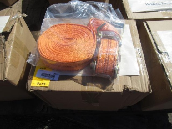 (8) 2025 ABOSS 5000LB 2'' RATCHET STRAPS (UNUSED)