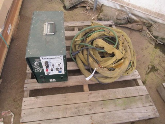MK COBRAMATIC 150-004 PUSH/PULL WIRE FEED AUMINUM WELDER W/ LEADS