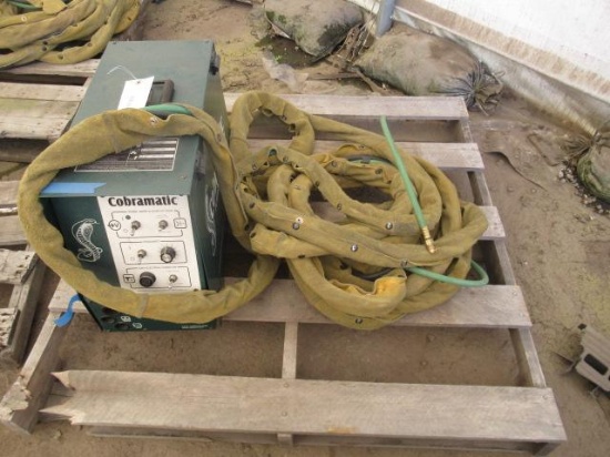 MK COBRAMATIC 150-006 PUSH/PULL WIRE FEED ALUMINUM WELDER W/ LEADS
