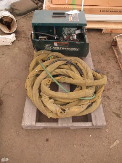 MK COBRAMATIC 150-006 PUSH/PULL WIRE FEED ALUMINUM WELDER W/ LEADS