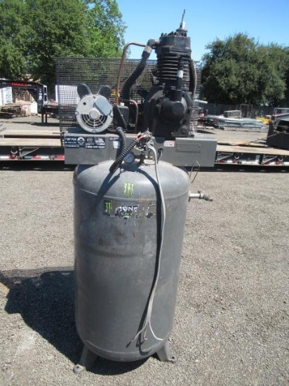 INGERSOLL-RAND 80GAL AIR COMPRESSOR, SINGLE PHASE, 230V, 175 PSI