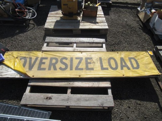 7' OVERSIZE LOAD SIGN