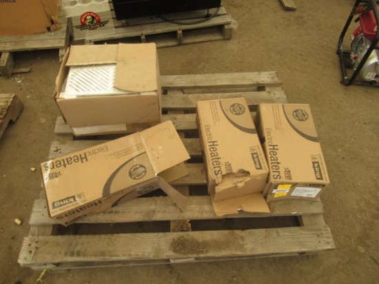 GREENHECK ELECTRIC HEATER & (3) KING ELECTRIC HEATERS