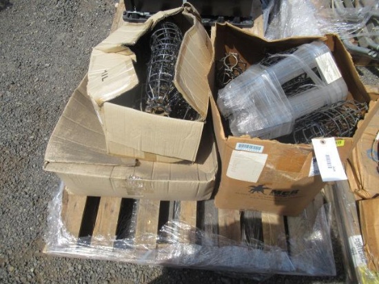 ASSORTED STEEL STRING LIGHT HOUSINGS
