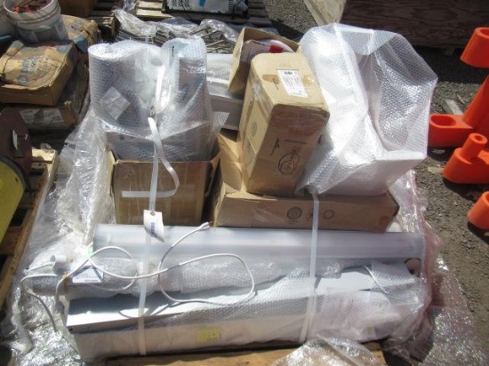 ASSORTED INDUSTRIAL LED LIGHTS & HOUSINGS, & HARDWARE