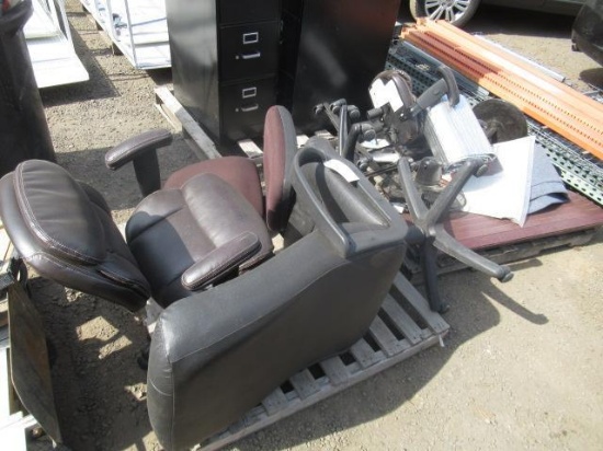 **PULLED** (3) OFFICE CHAIRS