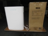 WYND MAX ROOM AIR PURIFIER W/ DOUBLE V SERIES HEPA FILTERS, PURIFIES 1200SQ FT IN 30 MIN, 24