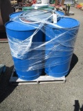 (4) 55GAL DRUMS W/ LIDS