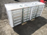 2025 7' 20-DRAWER STAINLESS STEEL WORKBENCH (UNUSED)