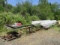 48' CUSTOM BUILT BOAT TRAILER, SINGLE AXLE, AIR SUSPENSION, DUAL 10.00-20 TIRES