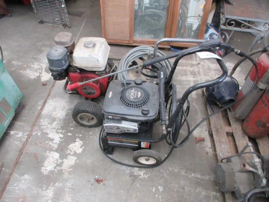 (2) ASSORTED GAS POWERED PRESSURE WASHERS