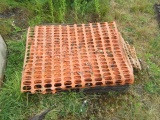 ROLL OF SAFETY FENCING