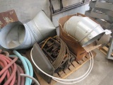 V8 ENGINE SHORT BLOCK & ASSORTED DUCTING