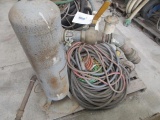 ASSORTED ELECTRICAL CORDS & AIR TANKS