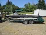 1999 CORRECT CRAFT SKI NAUTIQUE DIRECT DRIVE SKI BOAT W/TRAILER