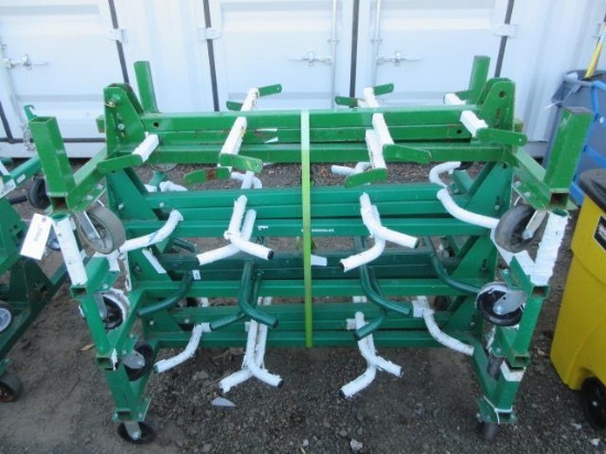 Mac Rack Pipe Rack (1) MAC RACK & (3) GREENLEE 33'' X 57'' ROLLING CONDUIT/PIPE RACKS ...