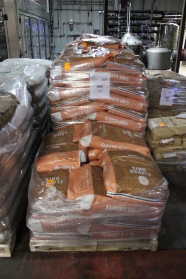 (3) PALLETS OF FLAKED OATS