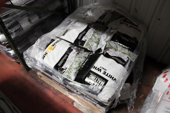 PALLET OF GREAT WESTERN MALTING WHITE WHEAT MALT