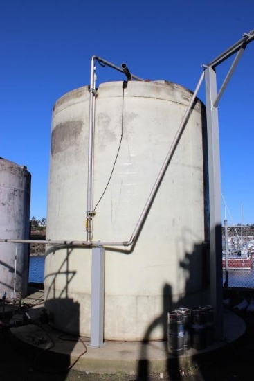 UNKNOWN CAPACITY POLY STORAGE TANK