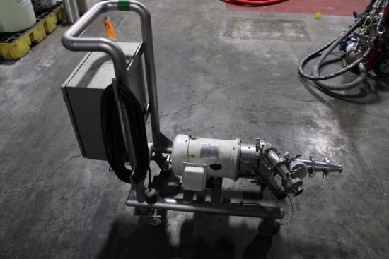 ELECTRIC LIQUID TRANSFER PUMP W/CART, 208-230/460V, 3-PHASE