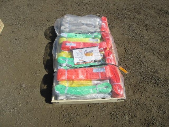 (22) Assorted Land Honor Polyester Webbing Slings (Unused)