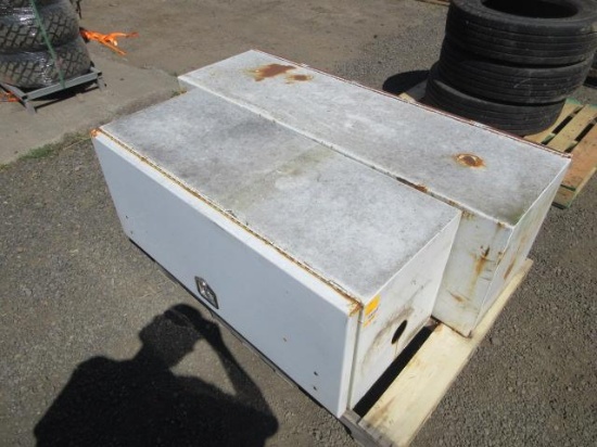 48'' X 20'' X 20'' & 60'' X 20'' X 20'' Steel Truck Storage Boxes *No Key*