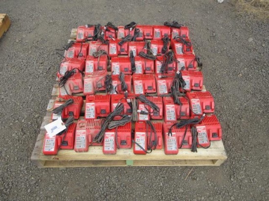 (36) Milwaukee M12/M18 Battery Chargers
