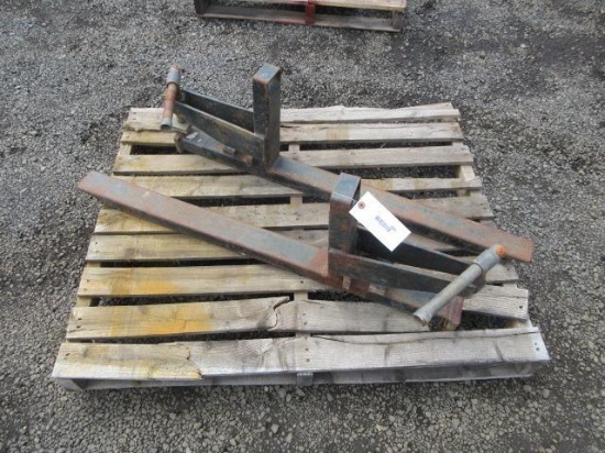 Set Of 32'' Bucket Fork Attachment W/ Clamps