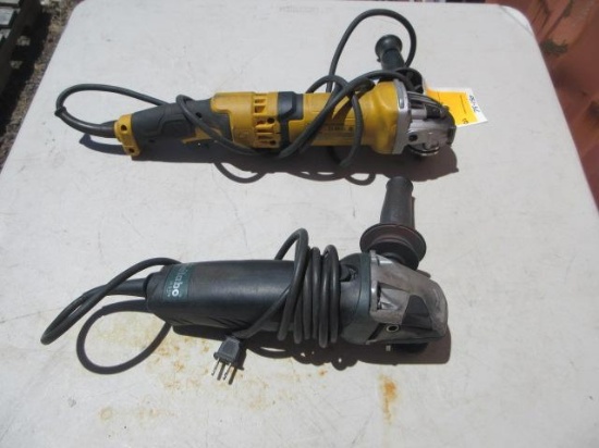Dewalt & Metabo Corded 6'' Right Angle Grinders