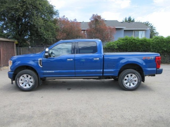 2022 FORD F350 PLATINUM 4X4 CREW CAB PICKUP